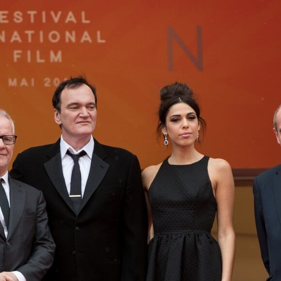 Quentin Tarantino, sa femme Daniela Pick, Thierry Frémaux, délégué général du festival de Cannes, Pierre Lescure, président du festival de Cannes - Montée des marches du film Le lac aux oies sauvages lors du 72ème Festival International du Film de Cannes. Le 18 mai 2019 © Jacovides - Moreau / Bestimage