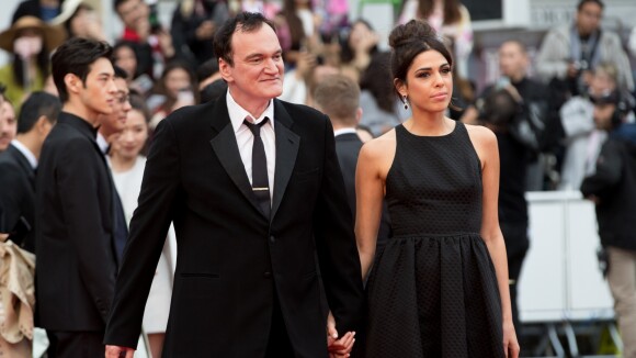 Quentin Tarantino au bras de sa femme Daniela Pick, très chic, à Cannes