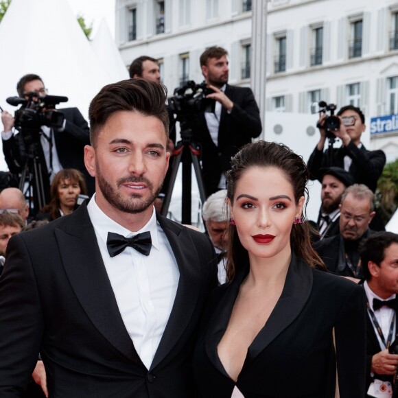 Nabilla Benattia, enceinte, au bras de son mari Thomas Vergara lors de la montée des marches du film "A Hidden Life" lors du 72ème Festival International du Film de Cannes, le 19 mai 2019. © Jacovides-Moreau / Bestimage