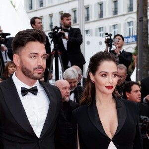 Nabilla Benattia, enceinte, au bras de son mari Thomas Vergara lors de la montée des marches du film "A Hidden Life" lors du 72ème Festival International du Film de Cannes, le 19 mai 2019. © Jacovides-Moreau / Bestimage