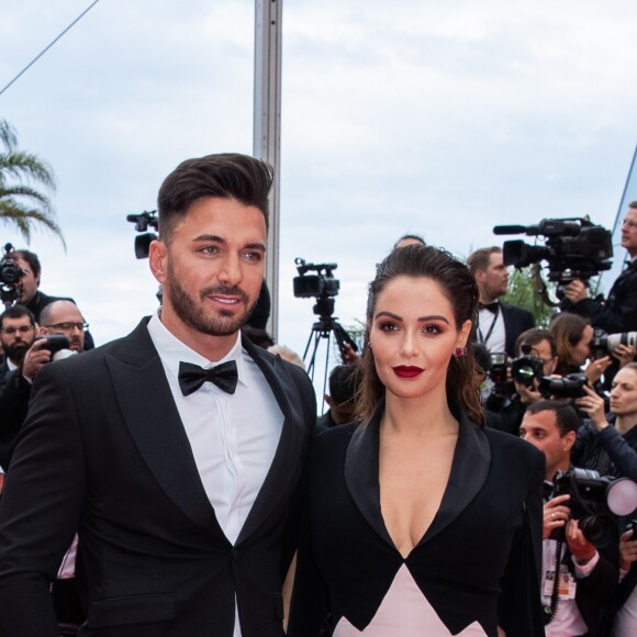 Nabilla Benattia, enceinte, au bras de son mari Thomas Vergara lors de la montée des marches du film "A Hidden Life" lors du 72ème Festival International du Film de Cannes, le 19 mai 2019. © Jacovides-Moreau / Bestimage