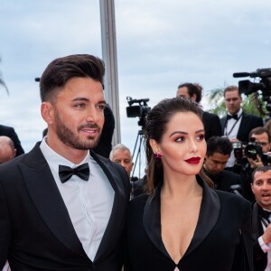 Nabilla Benattia, enceinte, au bras de son mari Thomas Vergara lors de la montée des marches du film "A Hidden Life" lors du 72ème Festival International du Film de Cannes, le 19 mai 2019. © Jacovides-Moreau / Bestimage