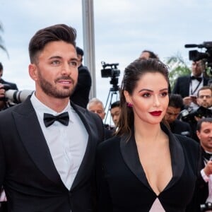 Nabilla Benattia, enceinte, au bras de son mari Thomas Vergara lors de la montée des marches du film "A Hidden Life" lors du 72ème Festival International du Film de Cannes, le 19 mai 2019. © Jacovides-Moreau / Bestimage