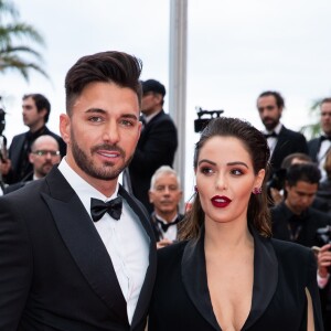 Nabilla Benattia, enceinte, au bras de son mari Thomas Vergara lors de la montée des marches du film "A Hidden Life" lors du 72ème Festival International du Film de Cannes, le 19 mai 2019. © Jacovides-Moreau / Bestimage