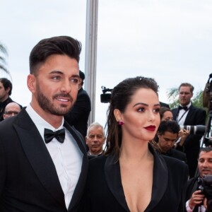 Nabilla Benattia, enceinte, au bras de son mari Thomas Vergara lors de la montée des marches du film "A Hidden Life" lors du 72ème Festival International du Film de Cannes, le 19 mai 2019. © Jacovides-Moreau / Bestimage
