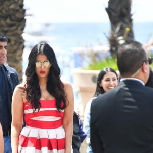 Aishwarya Rai à l'hôtel Martinez lors du 72ème Festival International du Film de Cannes, le 19 mai 2019.