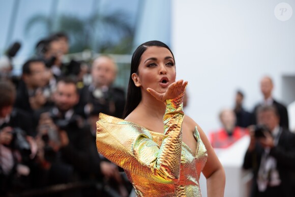 Aishwarya Rai au 72ème Festival International du Film de Cannes, France, le 19 mai 2019.