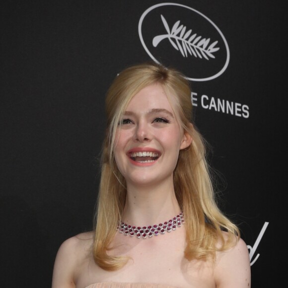 Elle Fanning assiste à la soirée du trophée Chopard lors du 72ème Festival International du Film de Cannes le 20 mai 2019. © Olivier Borde/Bestimage