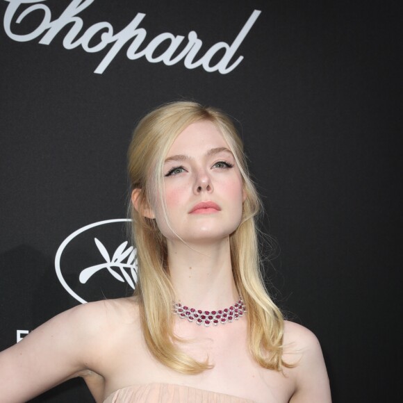 Elle Fanning assiste à la soirée du trophée Chopard lors du 72ème Festival International du Film de Cannes le 20 mai 2019. © Olivier Borde/Bestimage