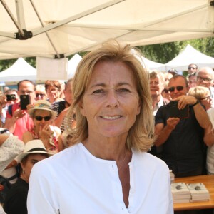 Claire Chazal - "Les écrivains chez Gonzague Saint Bris" - 1ère édition à Chanceaux-près-Loches le 26 août 2018.