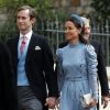 Pippa Middleton et James Matthews, Carole et Michael Middleton - Mariage de Lady Gabriella Windsor avec Thomas Kingston dans la chapelle Saint-Georges du château de Windsor le 18 mai 2019.