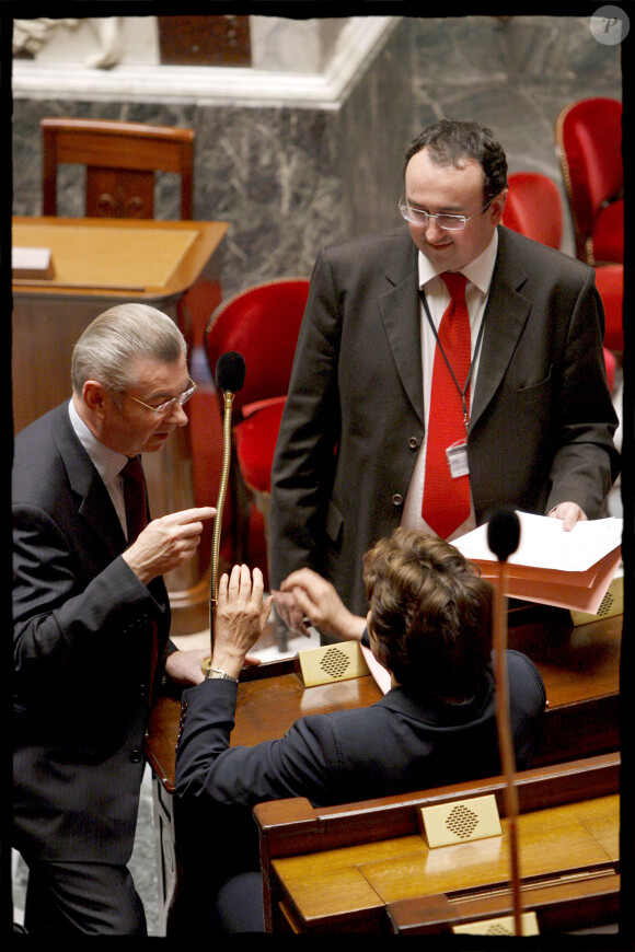 Henri de Raincourt, Roselyne et Pierre Bachelot, à l'Assemblée nationale, le 3 novembre 2009