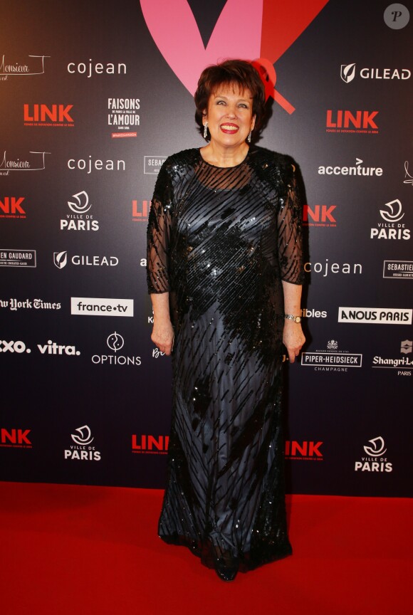 Roselyne Bachelot lors du gala de charité le grand bal "ParAmour' à l'hôtel de ville de Paris, France, le 14 février 2019. L'ensemble des bénéfices récoltés lors de la soirée seront reversés à la lutte contre le sida (PARISSANSANSSIDA). © Denis Guignebourg/Bestimage