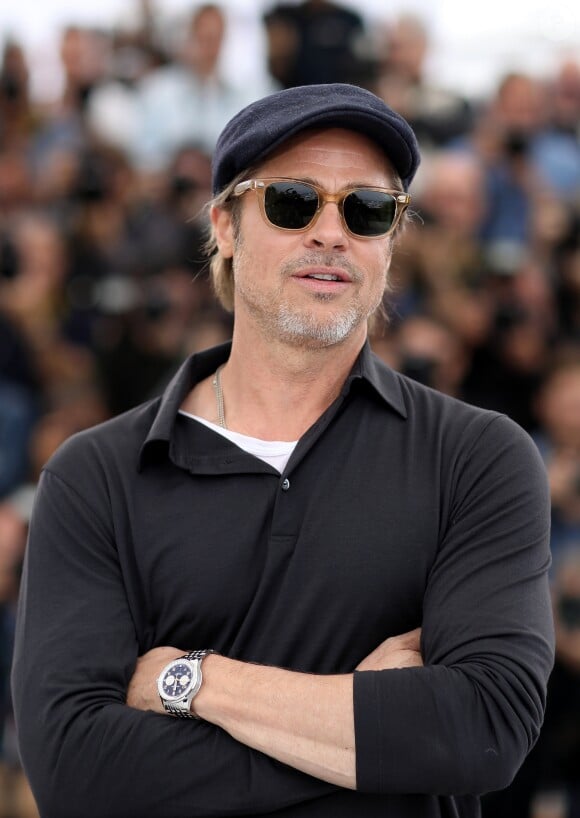 Brad Pitt - Photocall du film "Once upon a time in Hollywood" lors du 72ème festival du film de Cannes le 22 mai 2019. © Jacovides-Moreau/Bestimage