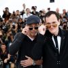 Brad Pitt, Quentin Tarantino - Photocall du film "Once upon a time in Hollywood" lors du 72ème festival du film de Cannes le 22 mai 2019. © Jacovides-Moreau/Bestimage
