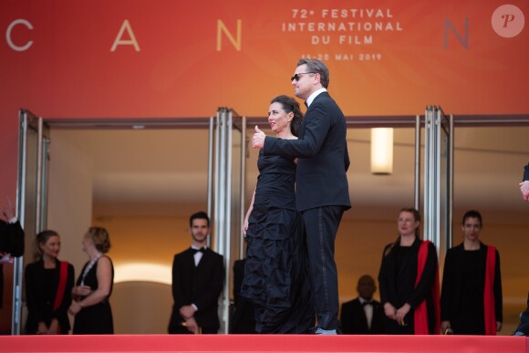 Leila Conners et Leonardo DiCaprio - Montée des marches du film "Roubaix, une lumière (Oh Mercy!)" lors du 72ème Festival International du Film de Cannes. Le 22 mai 2019 © Borde / Bestimage