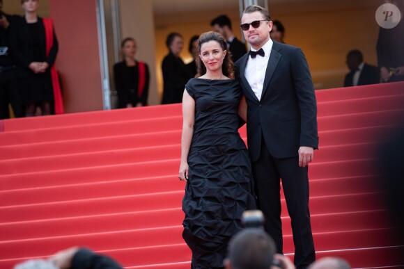 Leila Conners et Leonardo DiCaprio - Montée des marches du film "Roubaix, une lumière (Oh Mercy!)" lors du 72ème Festival International du Film de Cannes. Le 22 mai 2019 © Borde / Bestimage