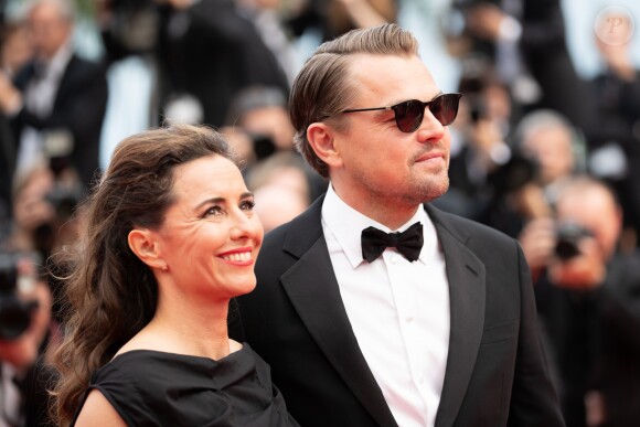 Leila Conners, Leonardo DiCaprio - Montée des marches du film "Roubaix, une lumière (Oh Mercy!)" lors du 72ème Festival International du Film de Cannes. Le 22 mai 2019 © Borde / Bestimage