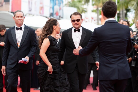 Leila Conners, Leonardo DiCaprio - Montée des marches du film "Roubaix, une lumière (Oh Mercy!)" lors du 72ème Festival International du Film de Cannes. Le 22 mai 2019 © Borde / Bestimage