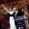 Milla Jovovich lors de la soirée AmfAR Gala Cannes 2019 à l'Eden Roc au Cap d'Antibes, lors du 72ème Festival International du Film de Cannes, le 23 mai 2019. © Jacovides / Moreau / Bestimage