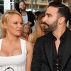 Pamela Anderson et son compagnon Adil Rami lors de la soirée Amber Lounge Monaco 2019 au profit de la fondation de Jackie Stewart "Race Against Dementia" à l'hôtel Méridien Beach Plaza à Monaco, le 24 mai 2019. © Bruno Bebert