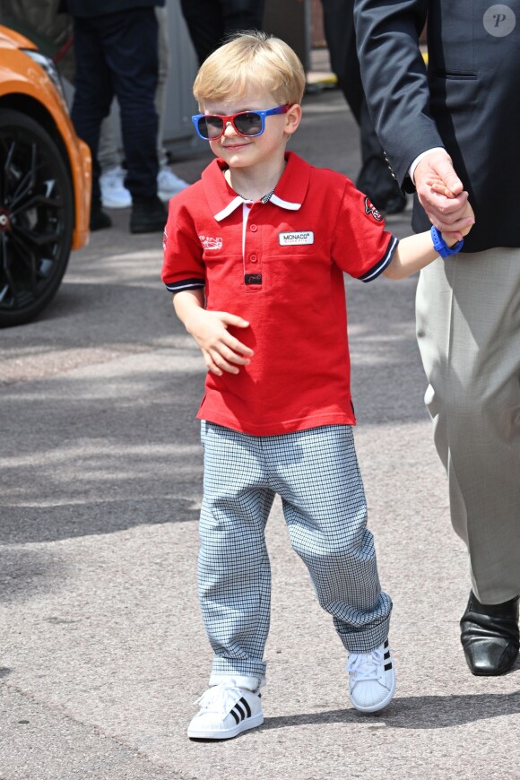 Le prince Jacques de Monaco durant le samedi 25 mai 2019, jour des essais qualificatifs pour le 77 ème Grand Prix de Formule 1 (F1) à Monaco. Monaco le 25 Mai 2019. © Bruno Bebert / Bestimage