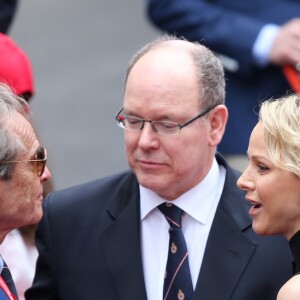 Le prince Albert II de Monaco et la princesse Charlene de Monaco - Podium du 77 ème Grand Prix de Formule 1 de Monaco le 26 Mai 2019. © Olivier Huitel/Pool Monaco/ Bestimage