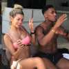 Mélanie Da Cruz et Anthony Martial profitent de vacances à Mykonos, en Grèce, en mai 2019.
