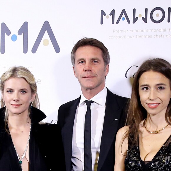 Mélanie Laurent, le prince Emmanuel-Philibert de Savoie et Clémence Guerrand au lancement du 1er concours international de femmes chefs d'orchestre, MAWOMA, à l'hôtel Intercontinental Paris Le Grand, à Paris le 24 janvier 2019 © Dominique Jacovides / Bestimage