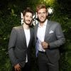 Pierre Niney et Kevin Mayer lors du cocktail Montblanc "Reconnexion avec la nature" à Paris, France, le 23 mai 2019. © Montblanc via Bestimage