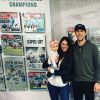 Nick Foles (quarterback des Jacksonville Jaguars en NFL) et sa femme Tori (photo Instagram) ont perdu un petit garçon suite à une fausse couche de Tori en mai 2019. Photo Instagram 20 avril 2018.