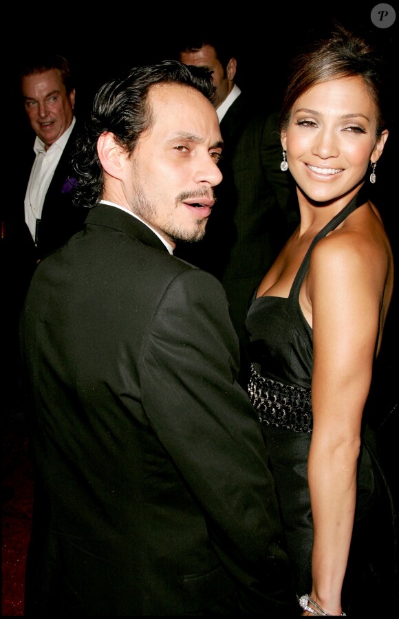 Jennifer Lopez et son ex mari à une soirée le 29 septembre 2005.