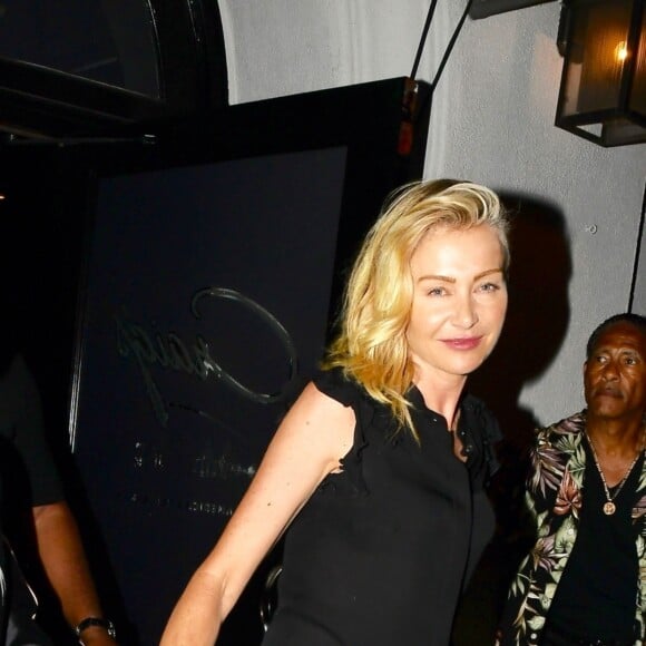 Ellen DeGeneres et sa femme Portia de Rossi sont allées dîner au restaurant Craig's à Hollywood, le 2 août 2018.