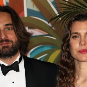 Charlotte Casiraghi et son compagnon Dimitri Rassam - 65ème édition du Bal de la Rose donné au profit de la Fondation Princesse Grace sur le thème de la Riviera, une idée de K. Lagerfeld, à la Salle des Etoiles du Sporting Monte-Carlo à Monaco, le 30 mars 2019. © Jean-Charles Vinaj / Pool Monaco / Bestimage