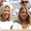 Natty Belmondo et sa fille Stella Belmondo dans les tribunes lors des internationaux de tennis de Roland Garros à Paris, France, le 3 juin 2019. © Jacovides-Moreau/Bestimage