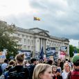 Des centaines de personnes ont manifesté devant Buckingham Palace contre la visite d'Etat de trois jours du président américain, actuellement reçu par la reine Elizabeth II d'Angleterre à Londres. Le 3 juin 2019