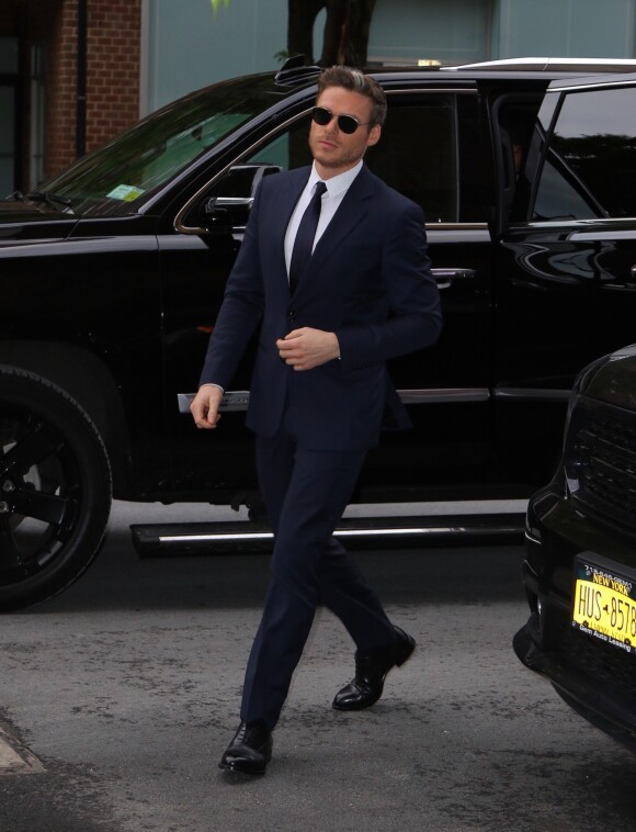 Richard Madden arrive à l'hôtel "Greenwich" à New York, le 23 mai 2019.