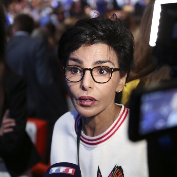 Rachida Dati - Grand meeting de campagne de l'union de la droite et du centre au Palais des Congrès à Paris le 15 mai 2019.