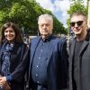 Anne Hidalgo, Dominique Besnehard et Etienne Daho - Inauguration de la promenade Jeanne Moreau à Paris le 6 juin 2019. © Pierre Perusseau/Bestimage