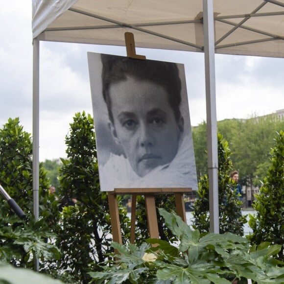 Dominique Besnehard - Inauguration de la promenade Jeanne Moreau à Paris le 6 juin 2019. © Pierre Perusseau/Bestimage