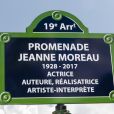 Inauguration de la promenade Jeanne Moreau à Paris le 6 juin 2019. © Pierre Perusseau/Bestimage