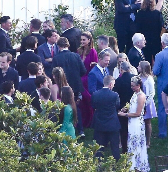 Maria Shriver au mariage de sa fille Katherine Schwarzenegger avec Chris Pratt au Ranch de San Ysidro à Montecito au États-Unis, 8 juin 2019