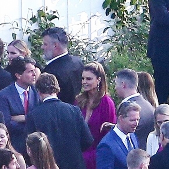 Maria Shriver au mariage de sa fille Katherine Schwarzenegger avec Chris Pratt au Ranch de San Ysidro à Montecito au États-Unis, 8 juin 2019