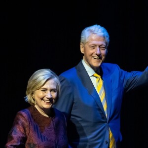Bill et Hillary Clinton en conférence à Las Vegas. Le 5 mai 2019.