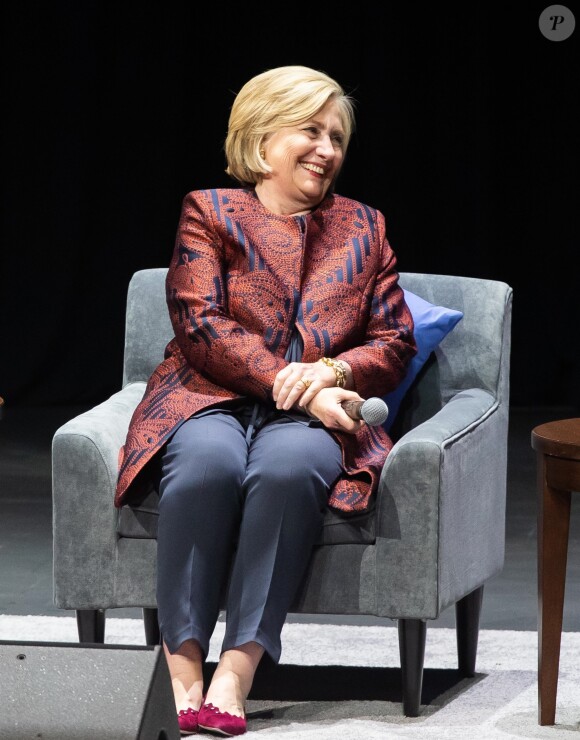 Hillary Clinton en conférence à Las Vegas. Le 5 mai 2019