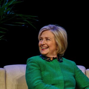 Hillary Clinton au WaMu Theatre de Seattle, dans l'État de Washington, le 3 mai 2019.