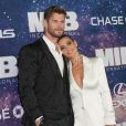 Chris Hemsworth et sa femme Elsa Pataky à la première mondiale du film "Men In Black International" au cinéma AMC Loews Lincoln Square 13 à New York City, New York, Etats-Unis, le 11 juin 2019.