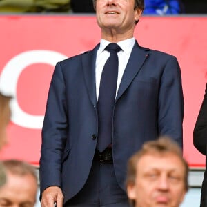 Christian Estrosi dans les tribunes lors de la Coupe du monde féminine de football, Groupe A, France vs Norvège à Nice, France, le 12 juin 2019. © Pierre Perusseau/Bestimage