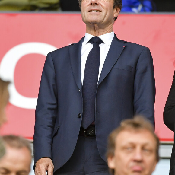 Christian Estrosi dans les tribunes lors de la Coupe du monde féminine de football, Groupe A, France vs Norvège à Nice, France, le 12 juin 2019. © Pierre Perusseau/Bestimage