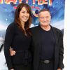 Robin Williams et sa dernière épouse Susan Schneider - Première du film "Happy Feet 2" à Los Angeles, le 13 novembre 2011.